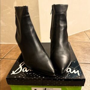 Sam Edelman Karlee,Black Leather boots size 7.5